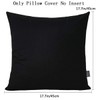 4 Pack Pillow cover,Cotton Comfortable Solid Decorative Throw Pillow Case