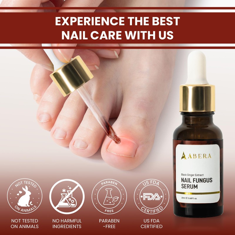 Abera Maximum Strength Nail Repair Serum - Intensive Care for