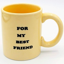 Avilia Tazza Scherzosa con Pene Nascosto - Tazza Ideale come Regalo per Migliore Amico, in Ceramica, 9.5x8cm