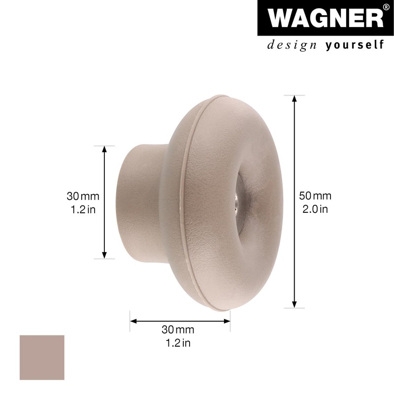 Wagner hooks4home 17022221 Designer Wall Hook Dot Diameter 50 x