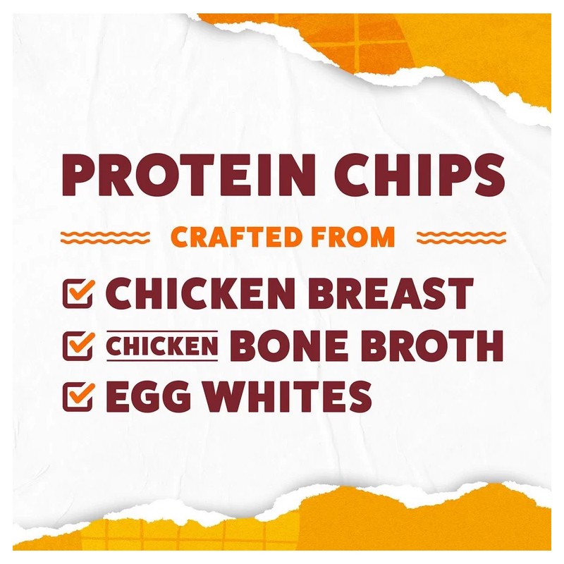 WILDE 13g Chicken & Waffles Protein Chips, 8 pk.