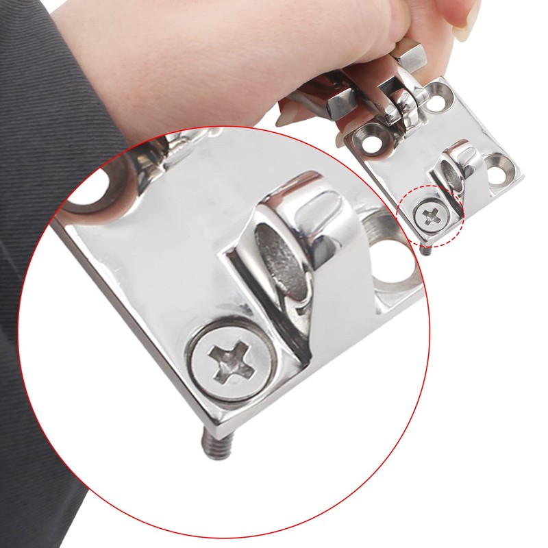 SHENGHUISS Pair Marine Grade Heavy Duty 316 Stainless Steel Lockable