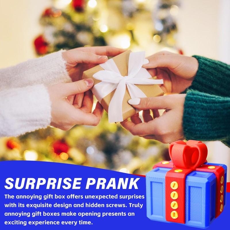 Annoying Gift Box, Really Annoying Gift Box, 3D Print Joke