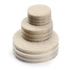 Premier Housewares Comprehensive Chair's Legs, Beige, Easy Application Felt Pads