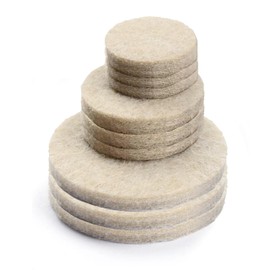 Premier Housewares Comprehensive Chair's Legs, Beige, Easy Application Felt Pads for Furniture Feet