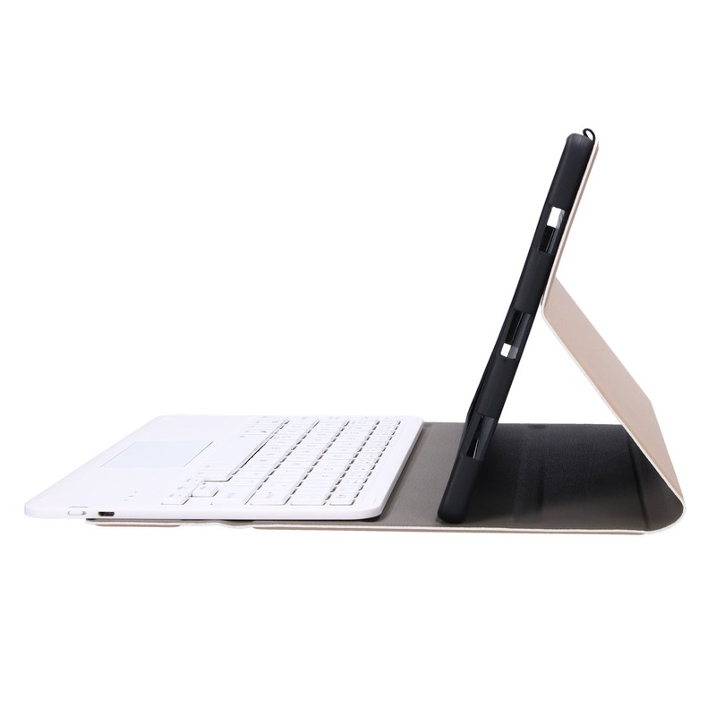 Wireless Keyboard Detachable Durable Computer Accessories with Artificial Leather CoverGold