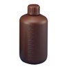 ニッコー・ハンセン 細口丸型遮光瓶2L(茶)