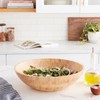 Lipper International Bamboo Wood Salad Bowl