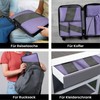 Carttiya Suitcase Organiser Compression Set, Packing Cube Set Compression Your
