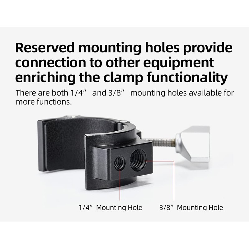 SunwayFoto Titan Tube Clamp CC-01 Accessory/Magic Arm Mount w 1/4"