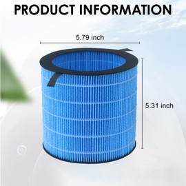 MIRO PRO Humidifier Wicking Filters for Afloia MIRO PRO & Kilo PRO, 2-in-1 Air PurifierHumidifier-Washable Replacement Filter, 1-Pack