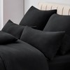 Aisbo Pillowcase, 40 x 80 cm, Set of 2, Black,