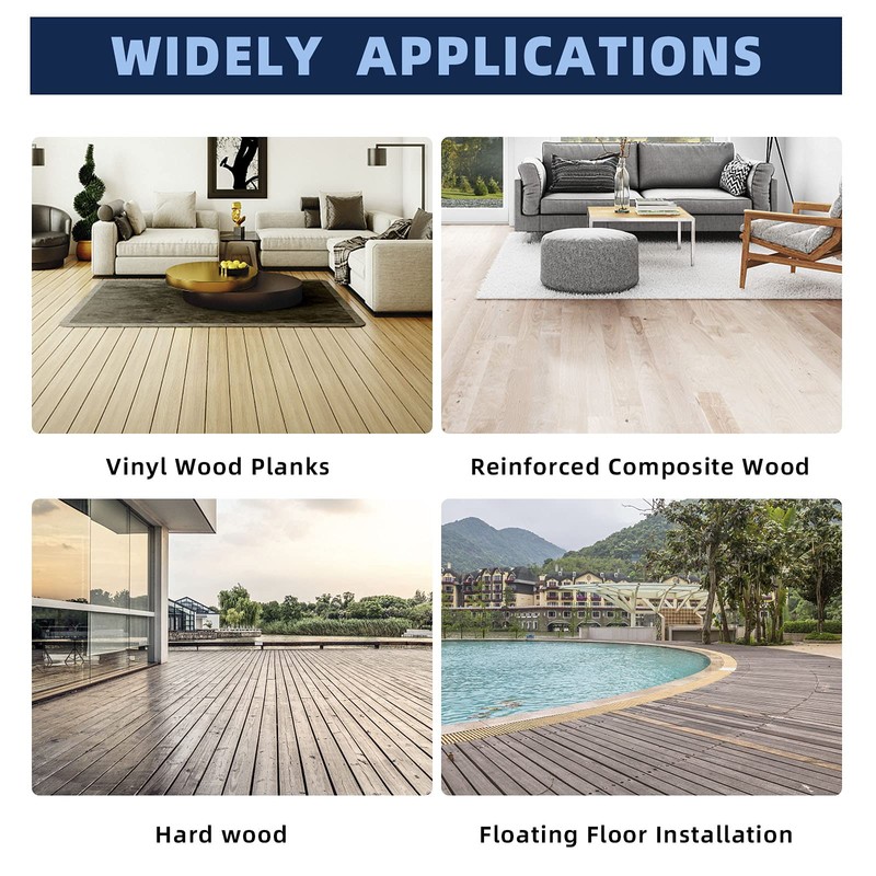 Upgraded 40 Pack Flooring Spacers Laminate Flooring Installation Kit with