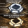 SIEDiNLAR Solar Deck Lights Outdoor 2 Modes LED Dock Driveway