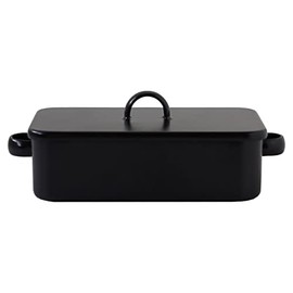 Osaka Enamel Mestin Black Shallow Type