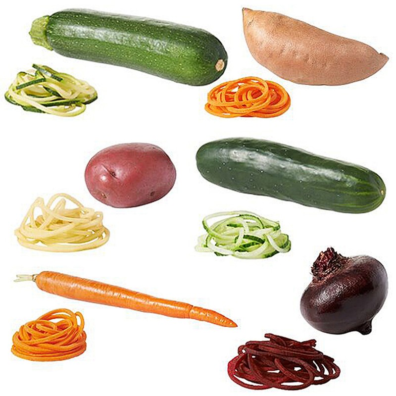 Vegetable Spiralizer 3 Blades Fine Shredded Coarse Shredded and Thin