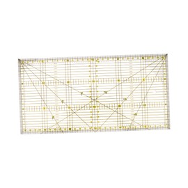 NOLITOY Patchwork Ruler Transparent Quilting Ruler for Accurate Measurement and Marking Sewing Projects for Quilting and Crafting