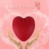 Wireless Bluetooth Heart Mouse (Red)