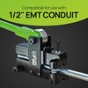 Conduit Bender, 12~14.3mm（9/16in）- Adjustable Offset for Flexible & Precise Bends,