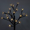 2Pcs 20LED Flower shaped Light Solar Garden Lamp for Christmas