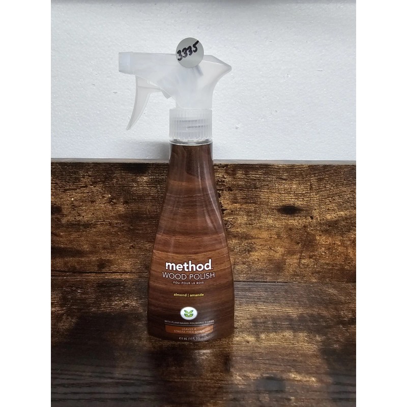 Method Wood Polish Spray Cleaner Almond Streak Free Shine 14