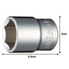 Tone Socket (6 Angle) 2SB-16 Insertion Angle 0.25 inch (6.35