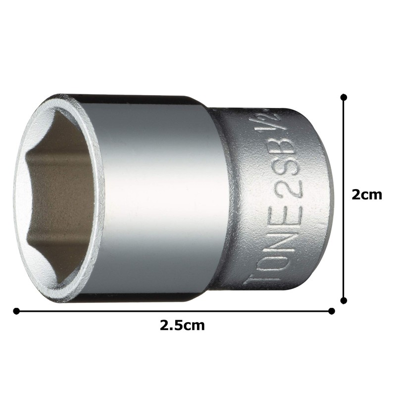 Tone Socket (6 Angle) 2SB-16 Insertion Angle 0.25 inch (6.35