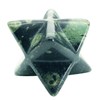 favoramulet 1 Inch Kambaba Jasper Merkaba Star, Healing Crystal Carving