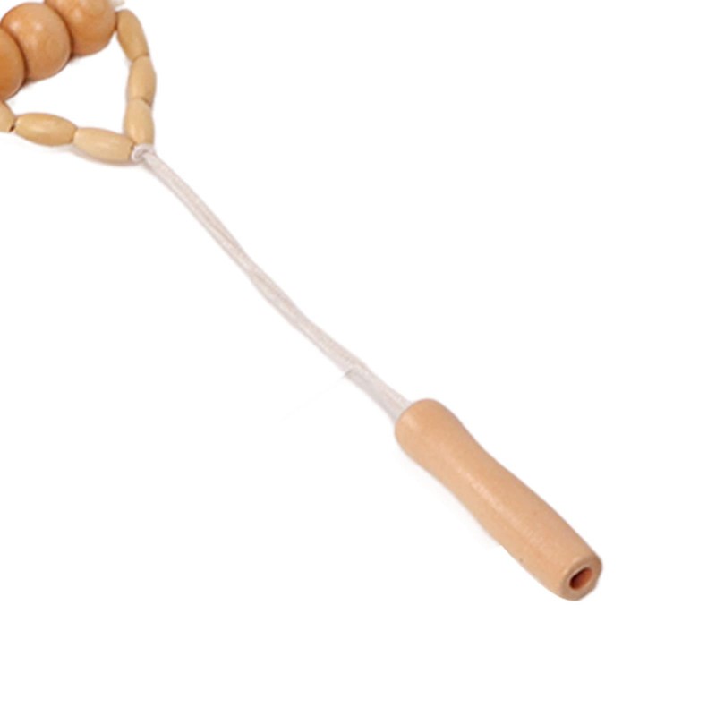 Back Massage Roller Therapy Massage Rope Wooden Massage Belt for