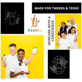 Cezons Lights Out Night Cream - Gentle Face Cream for Kids, Tweens and Teenagers - 100ML - Hyaluronic Acid Moisturiser - Fragrance-Free, Alcohol Free Skincare.