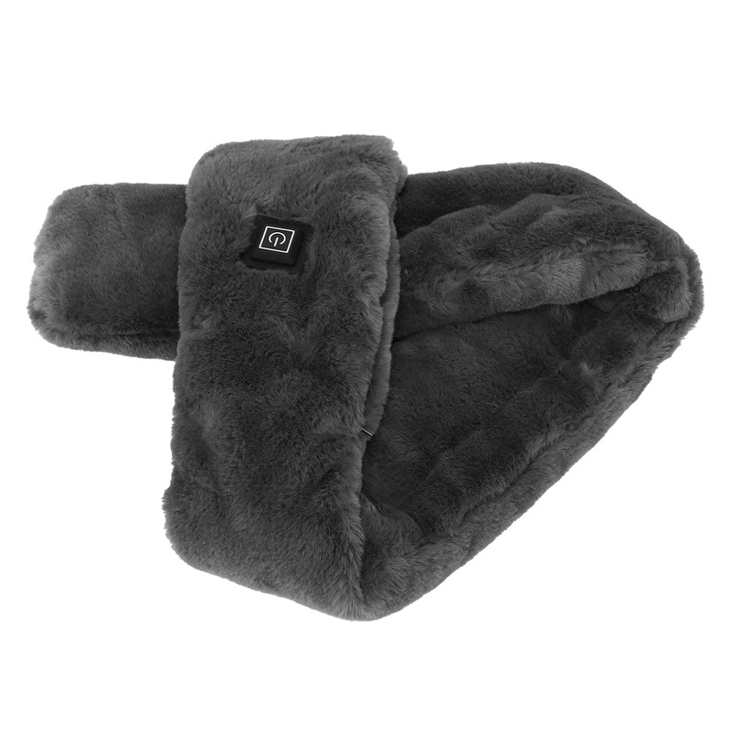 Electric Heated Scarf Soft Warm Temperature Adjustable Washable USB Heating