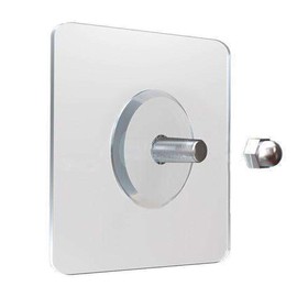 10-Pack Adhesive Wall Sticker Hooks,Nail-Free Picture Hangers for Mount Wall Shelf,Punch-Free Storage Holder for Home Office,8mm Screw Length