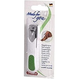 TITANIA FuÃnagelzange, Glanzverchromt, Softtouchgriff, auf Blisterkarte, Farbig Sortiert, 1er Pack (1 x 58 g)