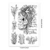PH PandaHall Mermaid Clear Stamps for Card Making, Jellyfish Fish