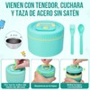 Nasjac Lonchera Bento Box para Niños Y Adulto, Caja Charolas