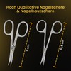 Sk Stahlwaren Scissors Set of 2 Cuticle Scissors Fine Curved