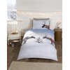 Reindeer Christmas Novelty Xmas Quilt Duvet Cover and Pillowcase Bedding