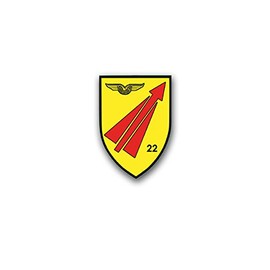 Sticker # Flarak 22 Air Defense Rocket Group A4121 German German Army Air Force Military Insignia Emblem 5x7 cm