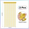 PATIKIL 2 Pack Party Backdrop Decoration, 1mx2m Star Tinsel Streamer