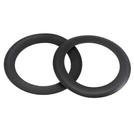 uxcell Air Compressor Compression Piston Ring Replacement Part 67.4mm OD 48mm ID 0.8mm Thickness, Dark Gray, 2Pcs