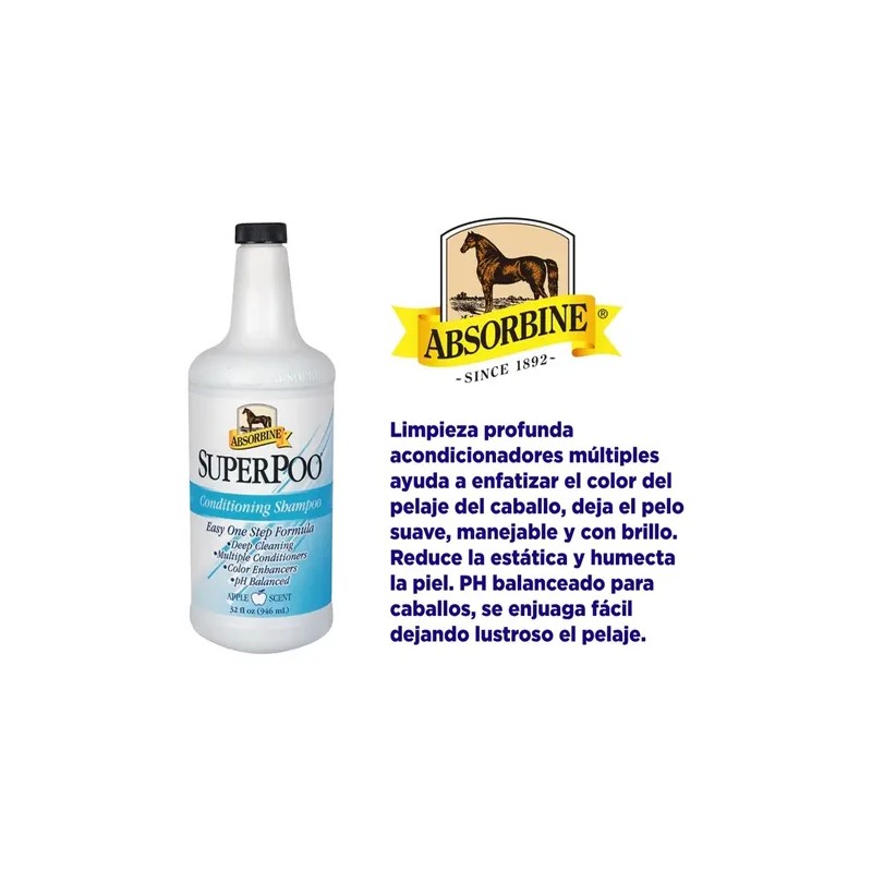 Shampoo Super Poo 473 Ml - Absorbine