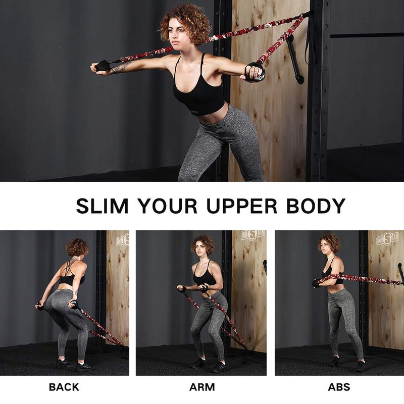 INNSTAR Booty Resistance Band Glute Cord Cable Machine for Hip