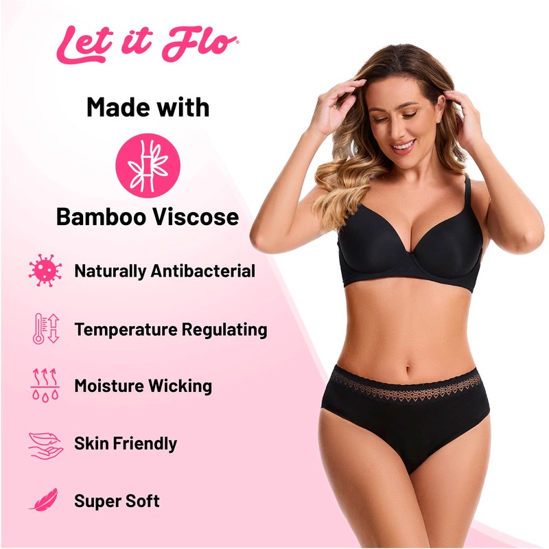 Let it flo Let it flo 1PK Ladies Period Briefs