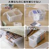 Tenma Storage Box with Lock & Divider, Easy-To-Use, Clear Case