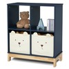 babyGap by Delta Children Brannan Bear Bookcase with Bins, Navy