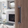 SELEWARE Barn Door Pull Handle, 12 Inch Heavy Duty Metal