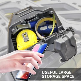 SAUTVS Electronic Device Holder for Can-Am Outlander 500 650 800 1000 L MAX, Smart Phone Tablet GPS Holder Mount with Storage Box for Can Am Outlander 500 650 800 1000 L MAX Accessories #715004919