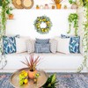 Egolot 18 Inch Yellow Lemon Spring Summer Wreath for Front