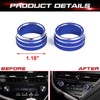 x xotic tech 2pcs Centre Console AC Climate Control Knob