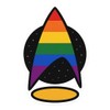 Pride Trek Communicator Pin Pride Colors Sticker (2.25" x 3.25")